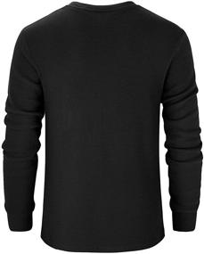 img 2 attached to 👕 PINKMARCO Pocket Henley Regular Men's Workwear Clothing and Shirts