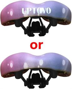 img 2 attached to 🚲 UPTOYO Kids Bike Saddle: Youth Replacement Bicycle Seat for Boys and Girls - Little Rider, Multiple Color Options