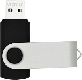img 3 attached to VICFUN 50 шт. USB-флешек 2.0 черного цвета