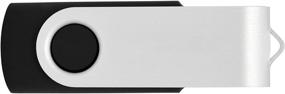 img 2 attached to VICFUN 50 шт. USB-флешек 2.0 черного цвета