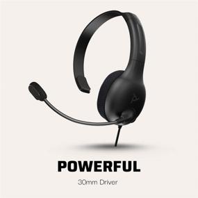 img 3 attached to 🎧 PDP LVL30 Wired Headset with Single-Sided One Ear Headphone: PC, Xbox, Mac, Tablet Compatible - Noise-Cancelling Mic, Lightweight, Cool Comfort, Ideal Gaming, School, and Remote Work - Black