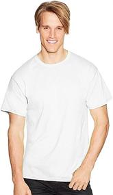 img 1 attached to Hanes ComfortBlend Sleeve T Shirt Oxford Men's Clothing