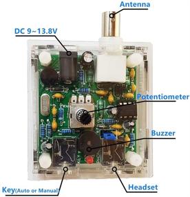 img 2 attached to 📻 LJJDSLYU S-Pixie HAM Transceiver Radio Shortwave Telegraph 40m Super CW QRP 7.023 MHz DIY Kit with Shell & Large Potentiometer