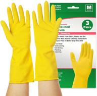 🧤 versatile reusable dishwashing gloves: rubber cleaning gloves for kitchen, working, painting, gardening logo