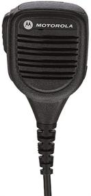 img 1 attached to Motorola PMMN4050A Large Remote Speaker Microphone With Noise-Cancelling Feature (Black)