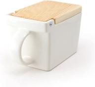 🍚 zero japan salt box - white - authentic japanese ceramic container for salt - 15oz/420ml capacity логотип