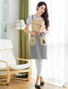 img 3 attached to Kinsley Cute Cooking Apron Women