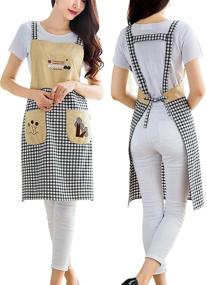 img 4 attached to Kinsley Cute Cooking Apron Women