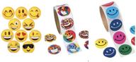 assorted smiley stickers rolls scrapbooking logo