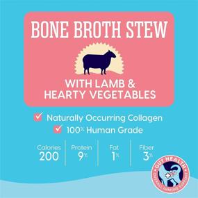 img 3 attached to 🐶 Solid Gold Bone Broth Stew: Lamb & Human Grade Meal Topper for Dogs - Natural Collagen for Gut Health, Holistic & Grain-Free, Ideal for Picky Eaters (6 Count)