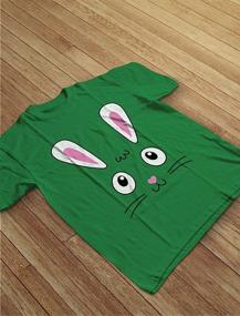 img 2 attached to 🐰 Cute Holiday Toddler Kids T-Shirt - Little Easter Bunny Face Tee