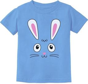 img 4 attached to 🐰 Cute Holiday Toddler Kids T-Shirt - Little Easter Bunny Face Tee