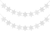 glitter snowflake wonderland decorations christmas logo