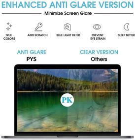 img 1 attached to 🔒 Премиум защитный экран для MacBook Pro 16 дюймов с антибликовым и антиблокировочным покрытием - PYS защитный экран для MacBook Pro 16 IN (A2141, выпущен в 2019 году) для улучшенного визуального комфорта и легкой установки