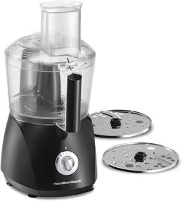 img 4 attached to 🍲 Hamilton Beach ChefPrep 10-Cup Food Processor & Vegetable Chopper: Versatile 6 Functions for Chopping, Pureeing, Shredding, Slicing, and Crinkle Cutting - Black (70670)