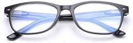 👓 blue light blocking reading glasses - the dean" - blüze eyewear (1.5x and 2x) logo