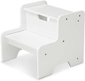 img 4 attached to Sturdy and Stylish Melissa & Doug Step Stool - White: Enhance Accessibility and Safety