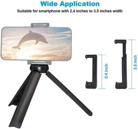 img 2 attached to 📸 NexiGo Extendable Tripod Stand for Camera/Phone/Webcam, Lightweight Mini Tripod Compatible with NexiGo Logitech Webcam C920 C922 Brio iPhone/Android/Camera, Ideal for Vlogging, Live Streaming, and Zoom Meetings