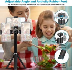 img 3 attached to 📸 NexiGo Extendable Tripod Stand for Camera/Phone/Webcam, Lightweight Mini Tripod Compatible with NexiGo Logitech Webcam C920 C922 Brio iPhone/Android/Camera, Ideal for Vlogging, Live Streaming, and Zoom Meetings