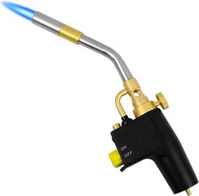 img 4 attached to 🔥 CSA Certified High Intensity Propane Torch Head with Trigger Start & Brass Knob - Ideal for Welding with MAPP, MAP/PRO and Propane Gas