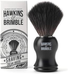 img 4 attached to Hawkins & Brimble Mens Shaving Brush: Synthetic Bristles for a Vegan-Friendly Male Shave