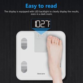 img 1 attached to Body Fat Scale Composition Smartphone