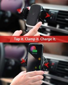 img 3 attached to 🔌 YoSpot Smart Wireless Charger Auto-Clamp Mount: iPhone 11, X, Galaxy S10 & Note 10 Compatible with Power Adapter (Black)