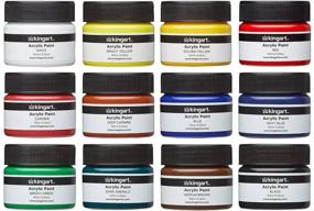 img 4 attached to KINGART 100Ml Colors Acrylic Assorted