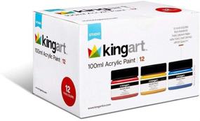 img 3 attached to KINGART 100Ml Colors Acrylic Assorted