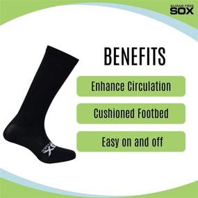 img 3 attached to Premium Athletic Compression Socks by Sugar Free Sox - Knee High (1 Pair)