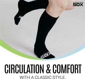 img 1 attached to Premium Athletic Compression Socks by Sugar Free Sox - Knee High (1 Pair)