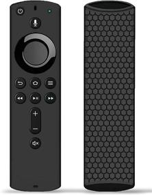 img 4 attached to 📱 TOKERSE Silicone Remote Case Cover for Alexa Voice Remote - Compatible with Fir TV Stick 2020/ Fir TV Stick 4K/ Fir TV Cube/ Fir TV (3rd Gen) - Black