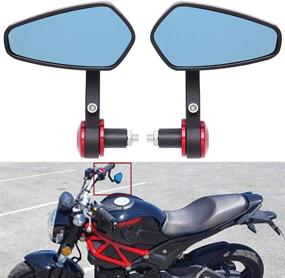 img 3 attached to Motorcycle Rearview Mirrors Compatible Sportster Motorcycle & Powersports