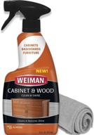 🌳 weiman wood cleaner and furniture polish spray - 16oz (includes microfiber cloth) logo