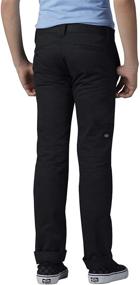 img 3 attached to 👖 Boys' Clothing: Dickies Double Black Skinny Straight Fit