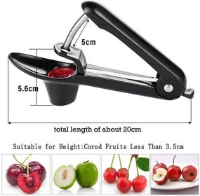 img 1 attached to Portable Cherry and Olive Pitter Tool for Effortless Fruit Coring and Removing Pits