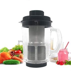 img 2 attached to Magic Bullet Juicer Blender Pitcher – Safe, Non-Toxic, and Durable, 1000ML Capacity for Various Magic Bullet Models