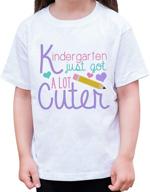 👚 girls' kindergarten got cuter t-shirt by 7ate9 apparel logo