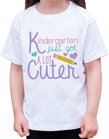 img 4 attached to 👚 Girls' Kindergarten Got Cuter T-Shirt by 7ate9 Apparel