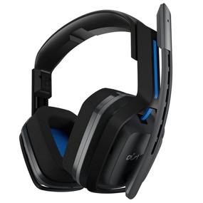 img 2 attached to 🎧 ASTRO Gaming A20 Wireless Headset for PlayStation 4 - Black/Blue, Unmatched Wireless Audio Experience