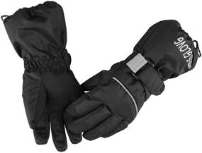 img 2 attached to MAGARROW Winter Gloves: Waterproof Accessories for Girls and Boys, Ideal for Cold Weather