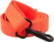 evans collars adjustable nylon orange logo