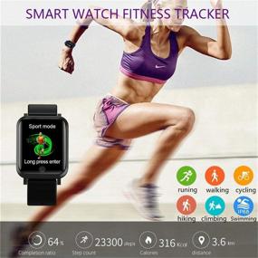 img 1 attached to PRO Smart Watch Fitness Tracker with Heart Rate Monitor, Blood Pressure/Oxygen Monitor | Fitness Watches for Women, Men, and Kids | iOS & Android Smart Watch Activity Tracker with Waterproof Step Tracker