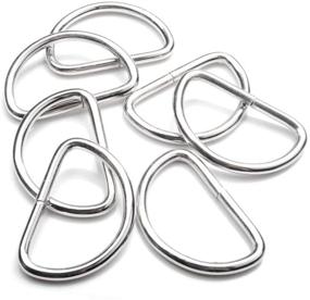 img 3 attached to 100-Piece 1 Inch D-Rings Metal 🔗 Buckles for Straps - Sewing Accessories FLQ013