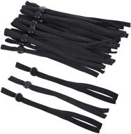 🧵 high stretch adjustable sewing elastic band cord - 500pcs, black logo