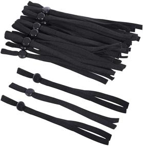 img 4 attached to 🧵 High Stretch Adjustable Sewing Elastic Band Cord - 500Pcs, Black