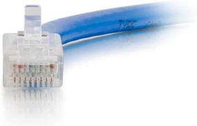 img 2 attached to 🔵 C2G 00942 Cat5e Non-Booted Blue Network Patch Cable - 6 Inches, Unshielded