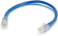 🔵 c2g 00942 cat5e non-booted blue network patch cable - 6 inches, unshielded logo