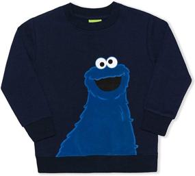 img 2 attached to 👕 Sesame Street Boys' 2-Pack Sweatshirt and T-Shirt Bundle