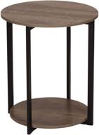 🏠 stylish and functional household essentials ashwood side end table with storage shelf логотип